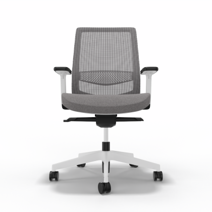 Bürostuhl Victory 1411, Grau Weiss