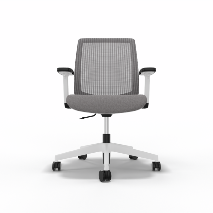Bürostuhl Victory 1421, Grau Weiss